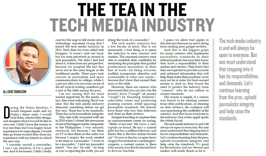 The tea in the tech media industry Philstar Tech