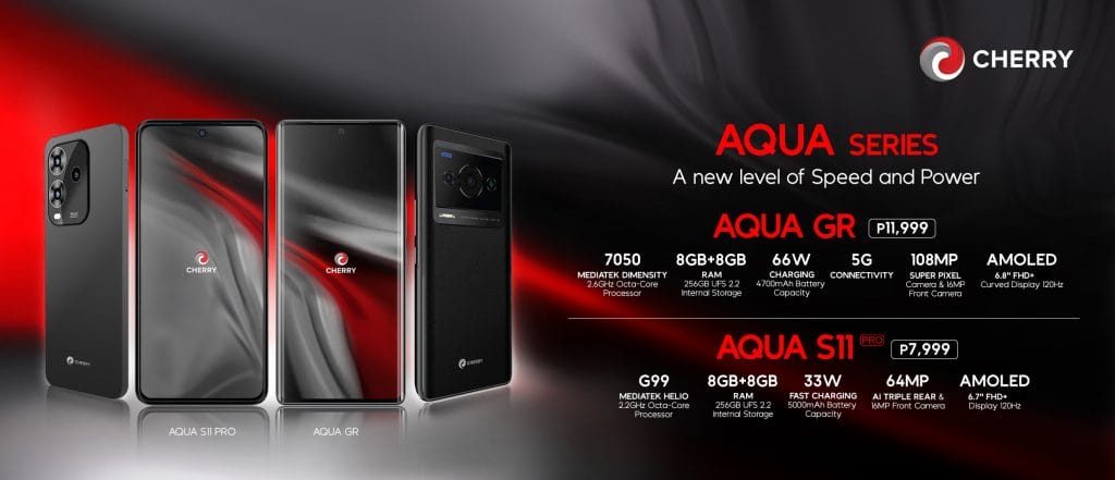 The Aqua Series: CHERRY Philippines is ringing in with a new level of speed and power
