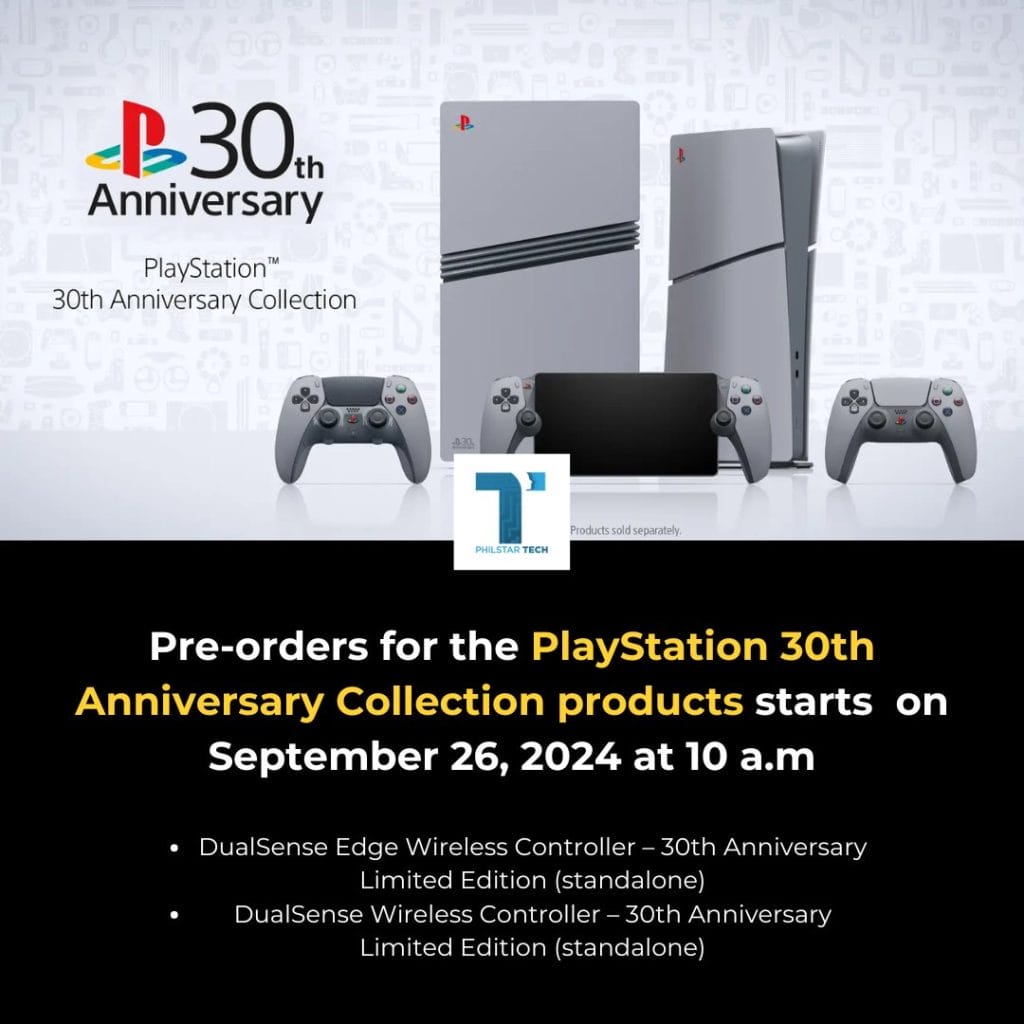Pre-orders for the PlayStation 30th Anniversary Collection products starts on September 26