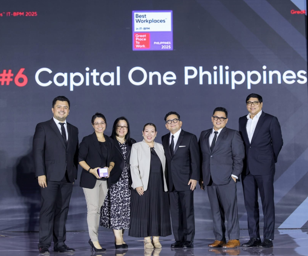 Capital One Philippines climbs to 6th place in Best Workplaces IT-BPM awards