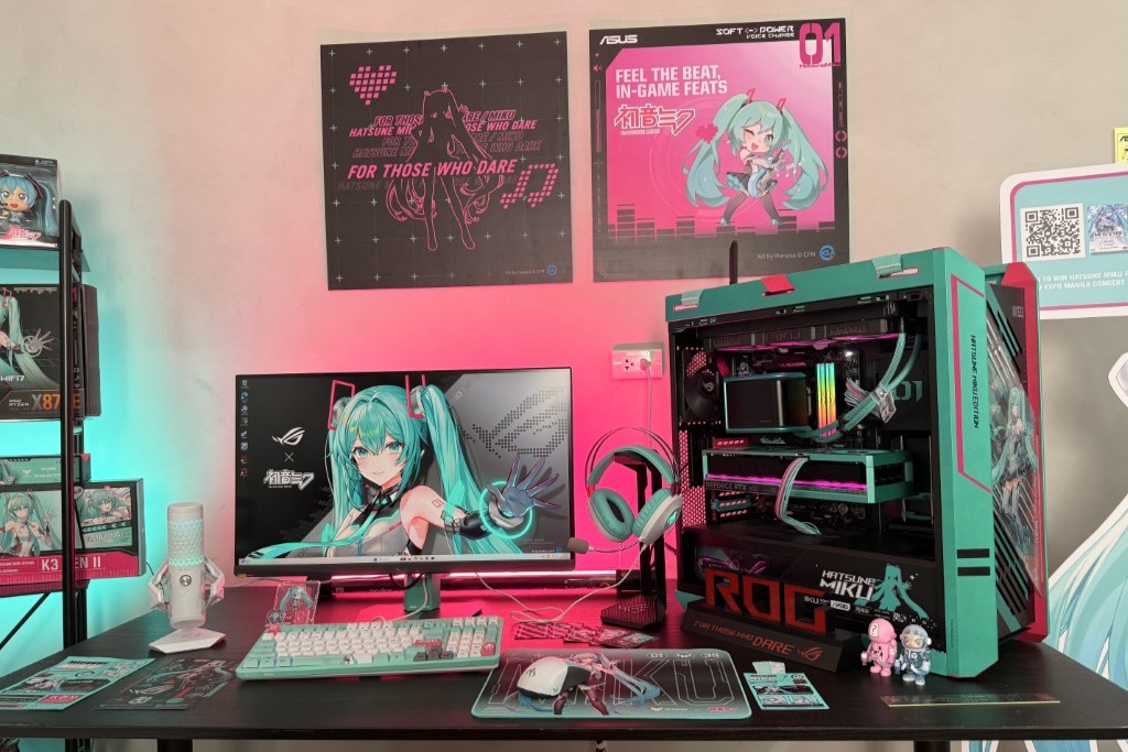 I saw the ROG x Hatsune Miku collab IRL and yes, it’s as cute as it sounds