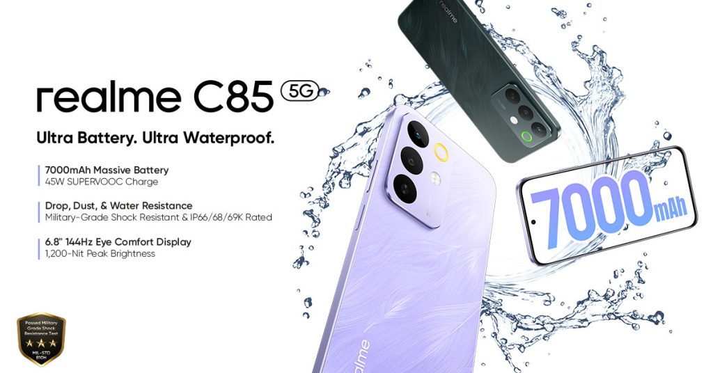 The C Series gets a boost: realme readies the C85 5G for PH launch