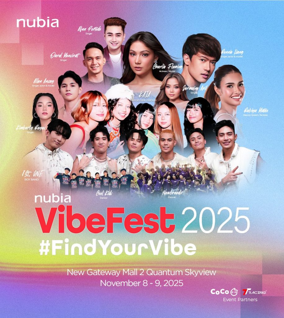 nubia Philippines upgrades holiday vibes with the Vibe Fest Mall Event, Mega 11.11 Deals, and more