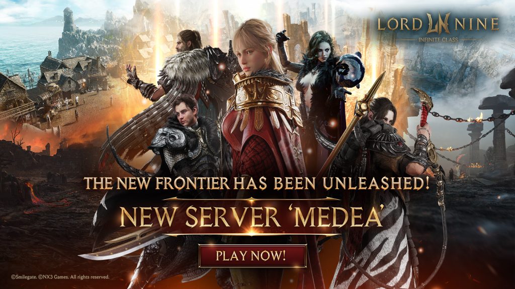 New server, faster grind: LORDNINE opens “Medea” on December 18