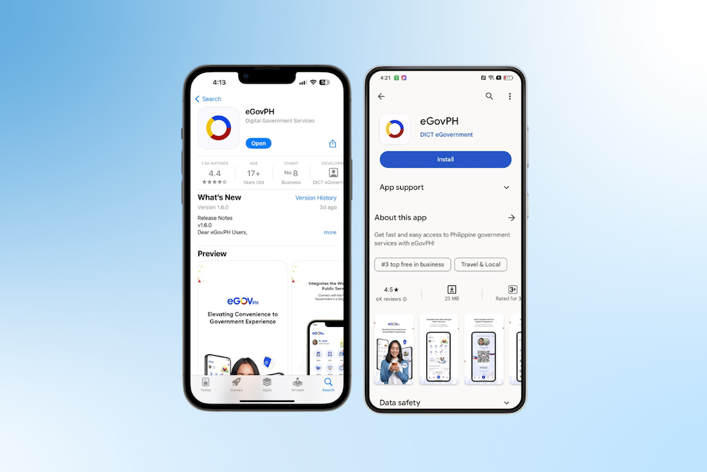 DICT says no verified breach in eGov PH government services app eGov app
