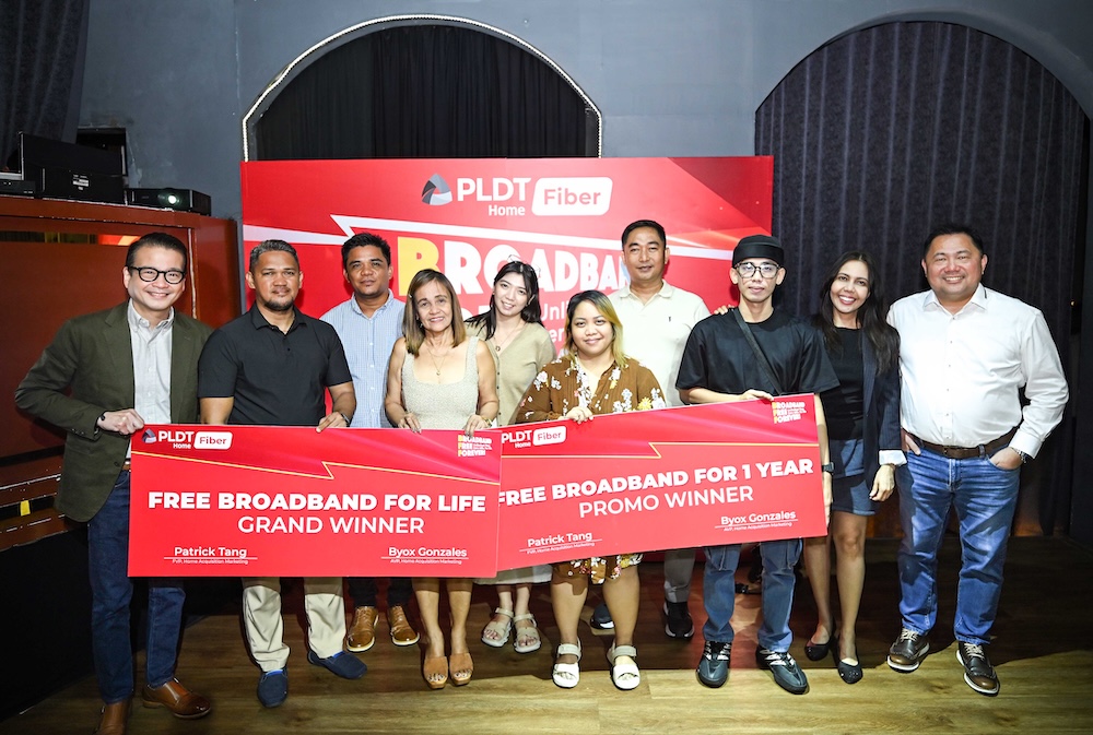 PLDT Home winners get free internet for life PLDT Home BFF winners