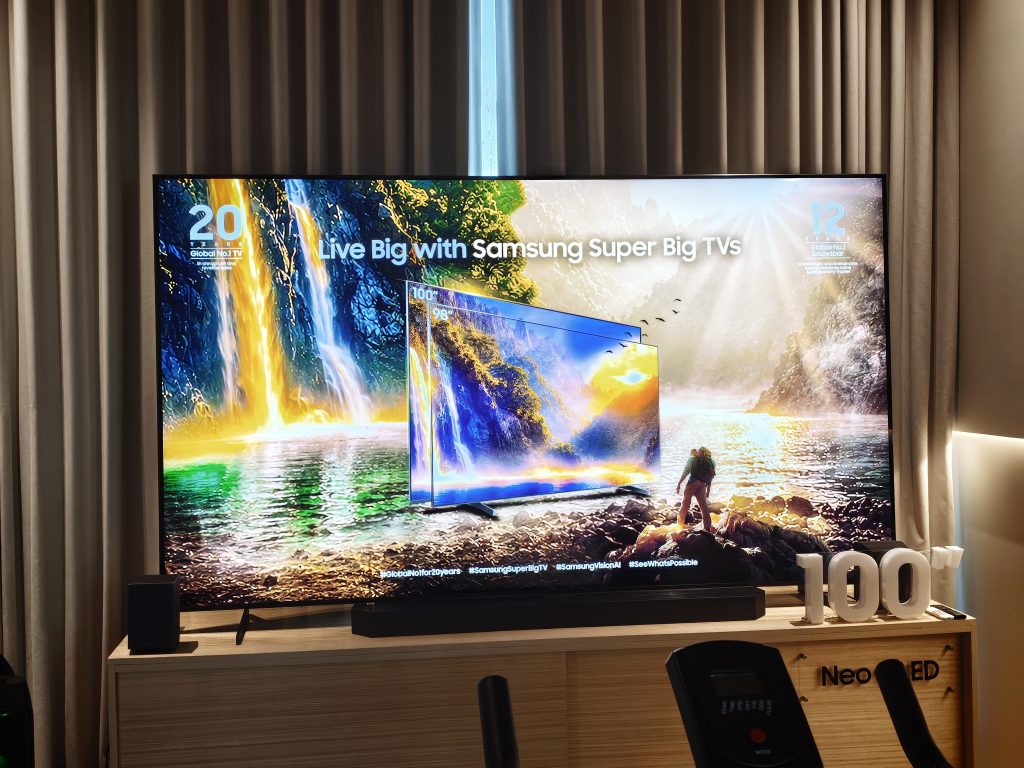 Samsung launches 100-inch Vision AI TVs, gaming monitors in PH