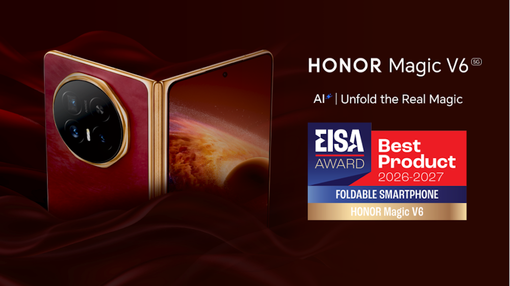 HONOR Magic V6 named EISA foldable smartphone 2026-2027 The award comes as global AI devices provider HONOR expands its presence in Southeast Asia.