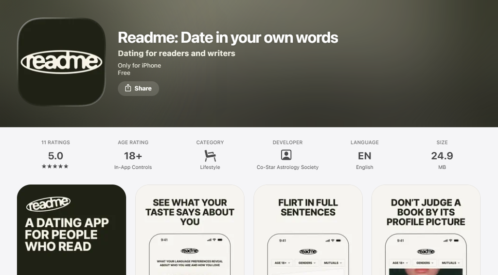 Love is in the books: Co-Star creator makes a dating app for bookworms