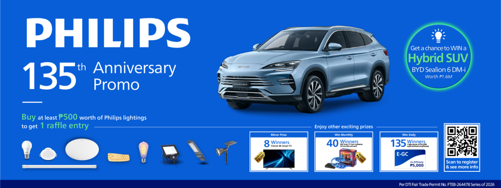 Philips offers hybrid SUV in 135th anniversary raffle