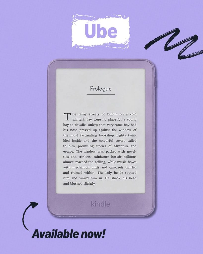 Amazon gives Kindle an ‘Ube’ makeover in latest refresh